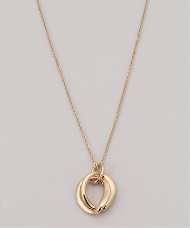 ダブルリングトップネックレス