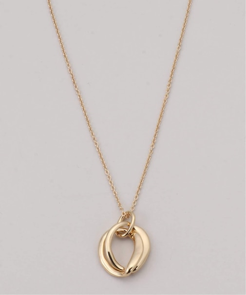 ダブルリングトップネックレス
