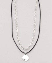 チェーンモチーフトップ2連ネックレス