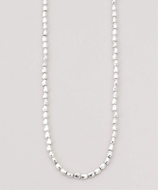 メタルビーズネックレス