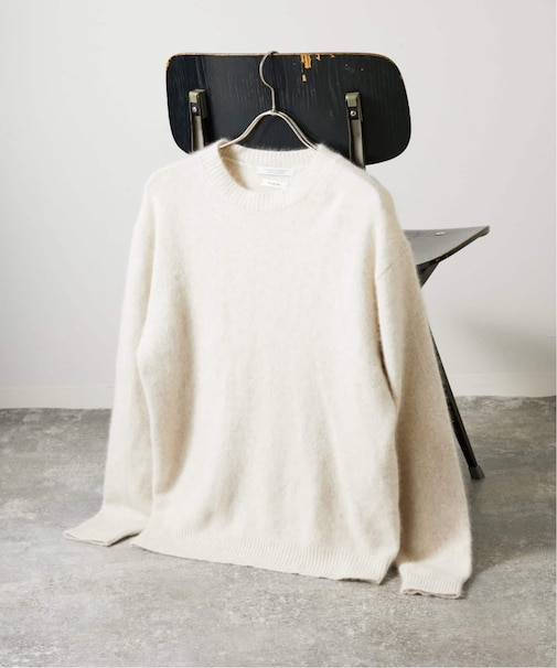 “フォックスブレンド” クルーネックニット