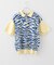 KEBOZ ZEBRA KNIT S/S POLOSHIRT