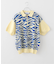 KEBOZ ZEBRA KNIT S/S POLOSHIRT
