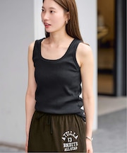 OUT OF FRAMe SWErib squareタンクトップ