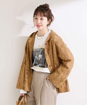 手洗い可 / レースフードシャツ