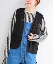 《追加5》手洗い可 / メッシュ刺繍ベスト