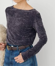 クラッシュベロアプルオーバー