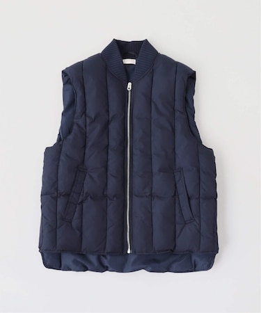 FURSAC（フルサック）Navy sleeveless puffer jacket