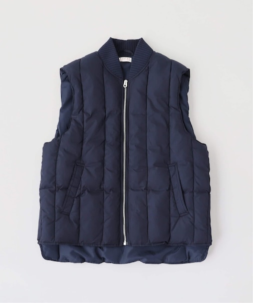 FURSAC（フルサック）Navy sleeveless puffer jacket