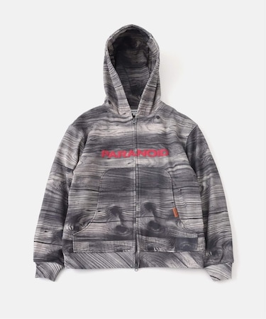 PARANOID / パラノイド GRAIN ZIP HOODIE