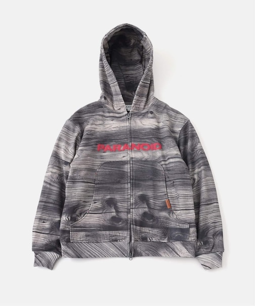 PARANOID / パラノイド GRAIN ZIP HOODIE