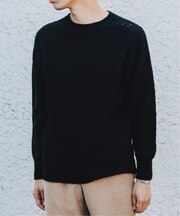 【ESK エスク】EX Whole garment sweater：ニット
