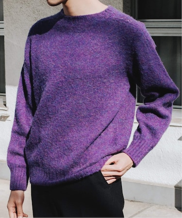 【ESK エスク】EX Whole garment sweater：ニット