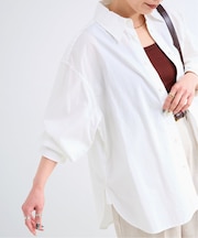 ウォッシャブル / フェイドカラーポプリンシャツ