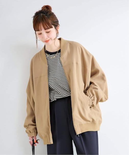 レーヨンツイルブルゾン