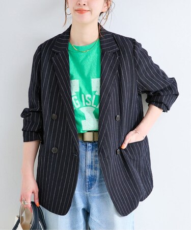 《追加4》手洗い可 / フレンチリネンテーラードジャケット