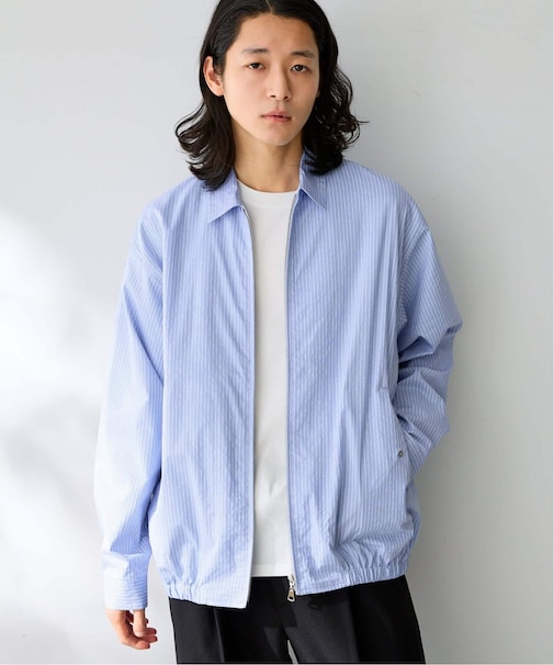 FORHUS ストライプシャツブルゾン