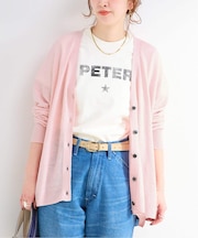 手洗い可 / FRENCH ICY LINEN ワイドカーディガン