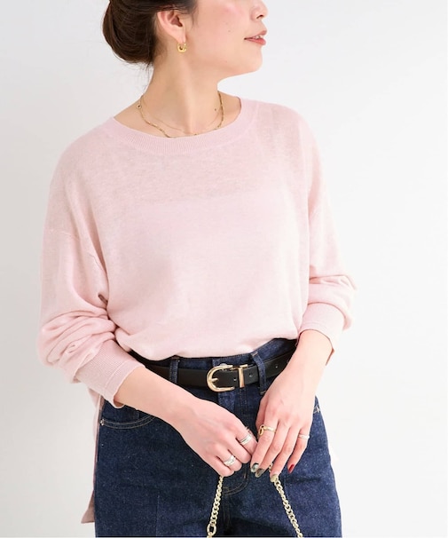 手洗い可 / FRENCH ICY LINEN プルオーバー
