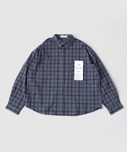 OSKR / オーエスケーアール ex Ombre Sheer Check L/S Shirt