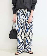 手洗い可 / アクアプリントタックバルーンパンツ