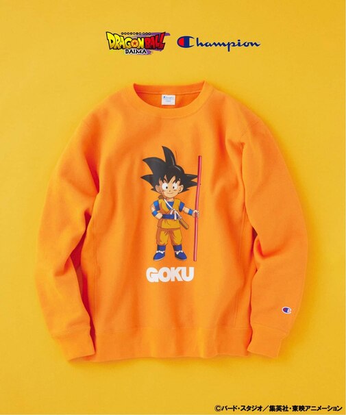 『ドラゴンボールDAIMA』CHAMPION / チャンピオン for JS プリントスウェット