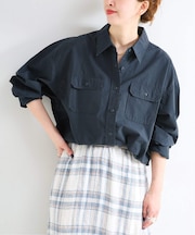 【WEB＋一部店舗限定】ウォッシャブル / バイオウォッシュ2WAYシャツ