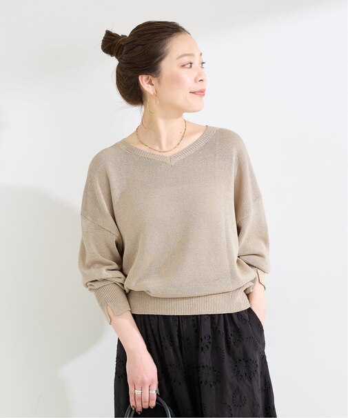 手洗い可 / ペーパー混ドルマンプルオーバー