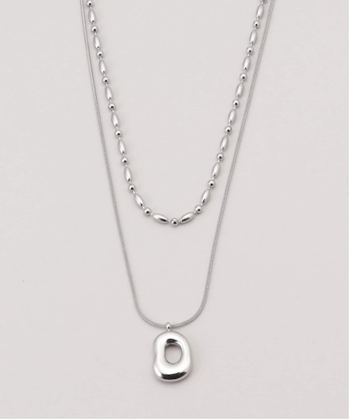 ホロウチャーム2連ネックレス