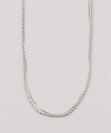 ロングチェーンレイヤーネックレス