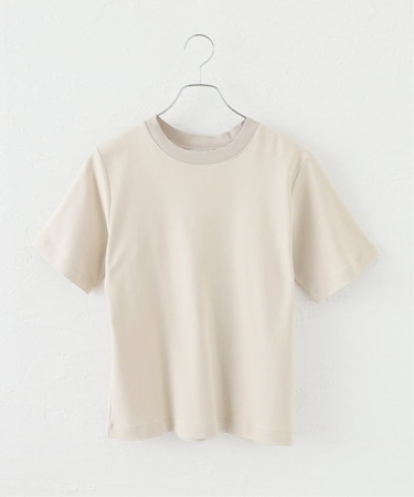カラーニットリブTシャツ