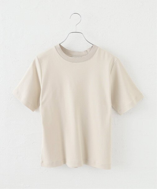 カラーニットリブTシャツ