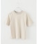 カラーニットリブTシャツ