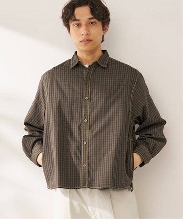 ヘビーステッチクロップシャツ