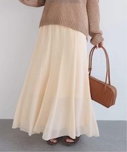 シフォンレイヤースカート