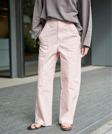 カラーペインターパンツ