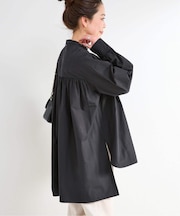 《追加》手洗い可 / ギャザーチュニックブラウス