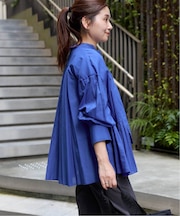 バックギャザーブラウス