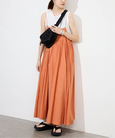 《2枚セット/一部カラーWEB・店舗限定》エアリーギャザーキャミワンピースセット