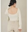 Softy boucle cotton ニット