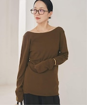 Softy boucle cotton ニット
