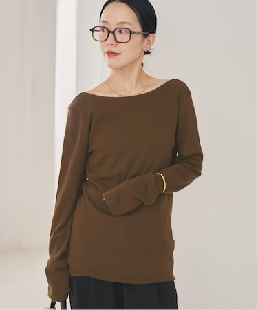 Softy boucle cotton ニット