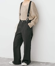 サスペンダーペインターパンツ