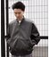 フェイクレザー スタンドブルゾン /  FAUX LEATHER STAND BLOUSON