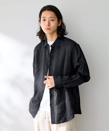 ヨーロッパリネン100% レギュラーカラーシャツ