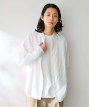 ヨーロッパリネン100% レギュラーカラーシャツ