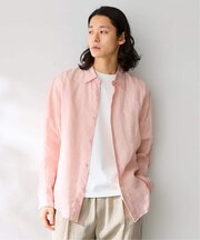 ヨーロッパリネン100% レギュラーカラーシャツ