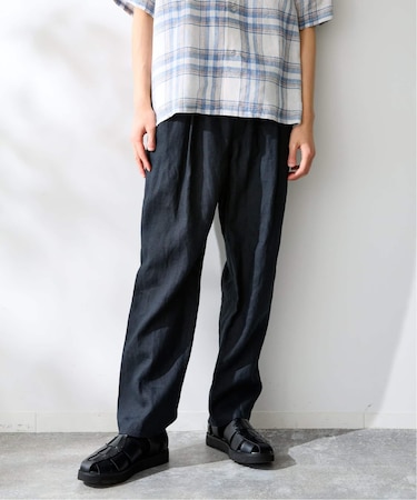 ヨーロッパリネン100% イージーパンツ