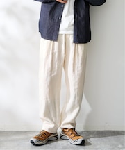 ヨーロッパリネン100% イージーパンツ
