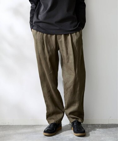 ヨーロッパリネン100% イージーパンツ